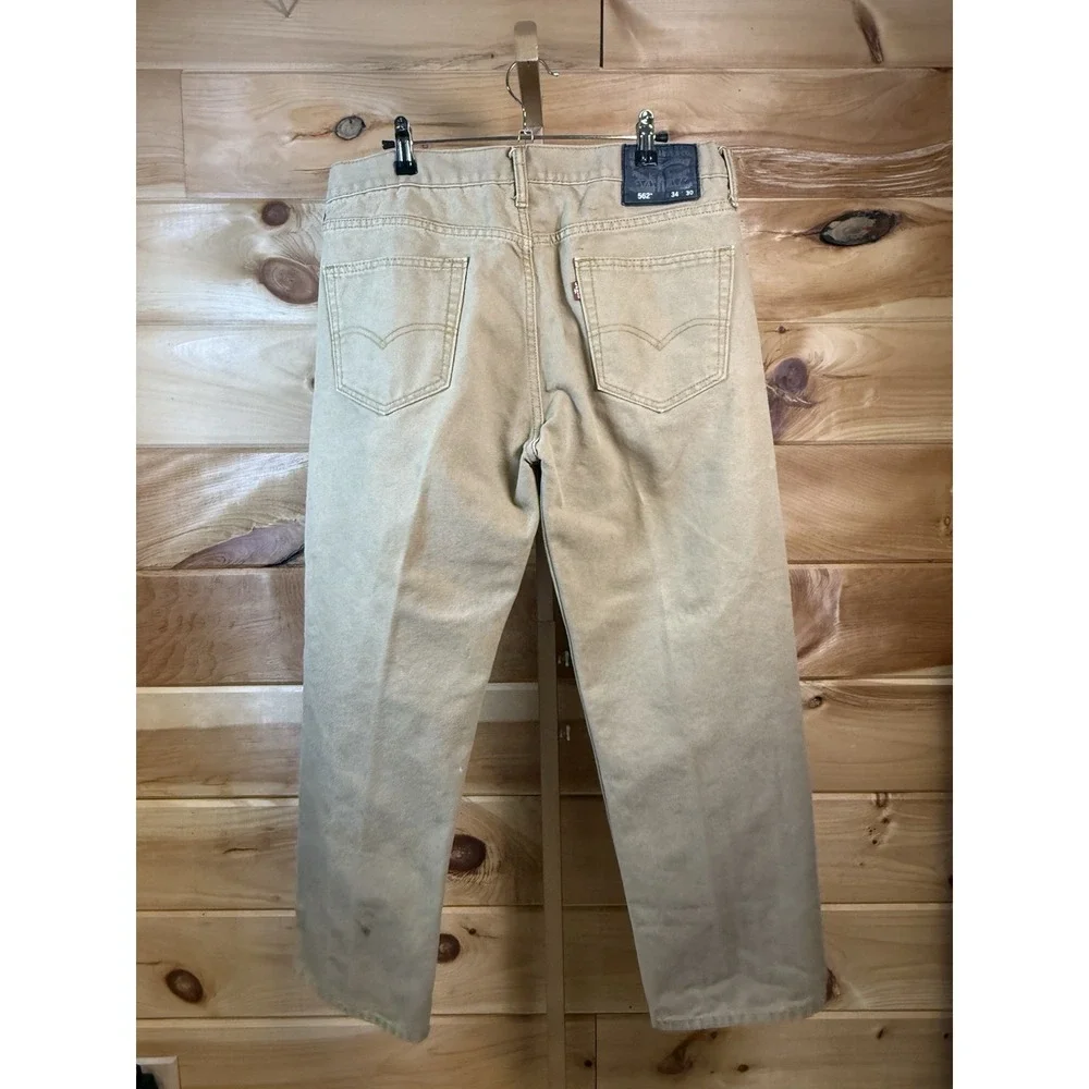 Levi's 562 Men's Jeans Size 34x30 Brown‎ Jean